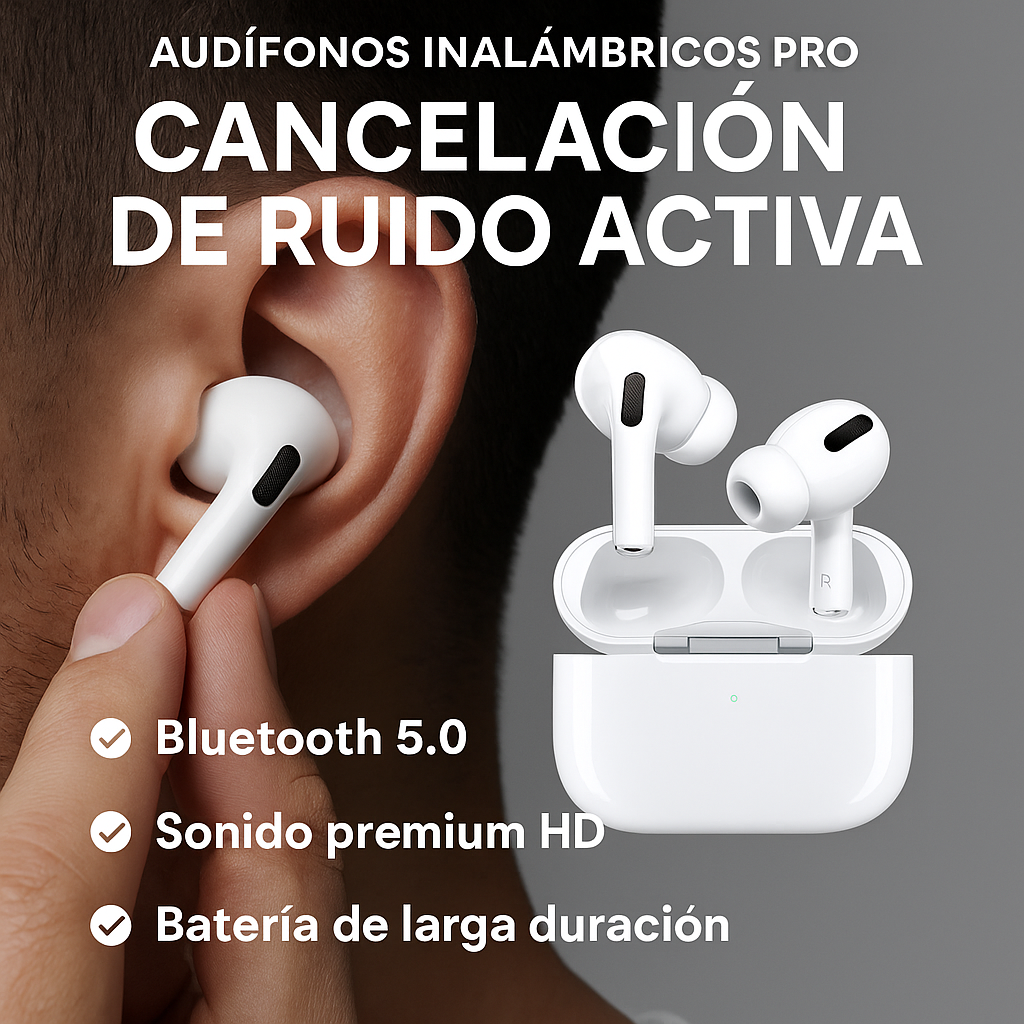Audifonos Airpos Pro 2 con cancelación de ruido