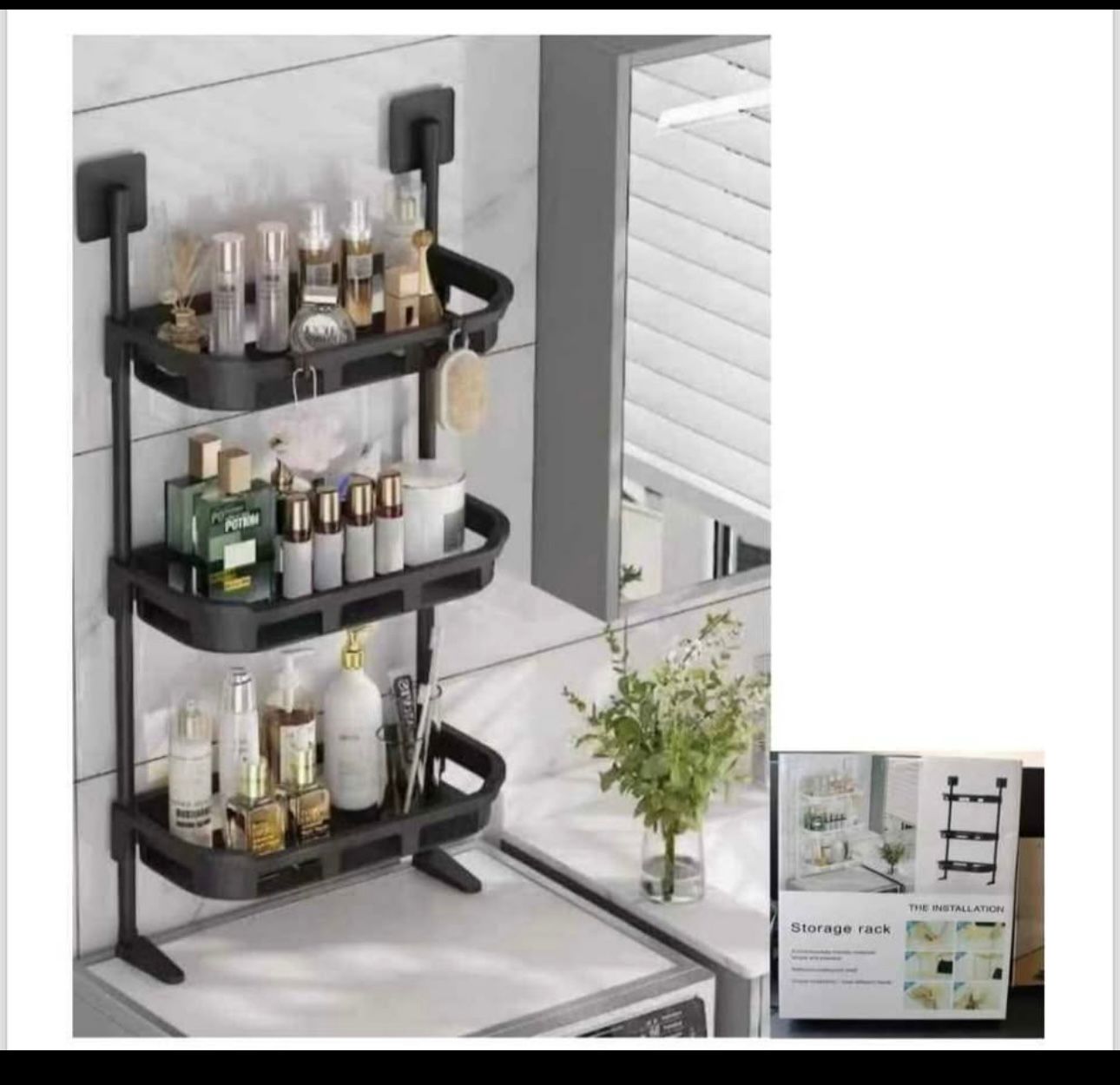 ORGANIZADOR DE BAÑO DE 3 NIVELES
